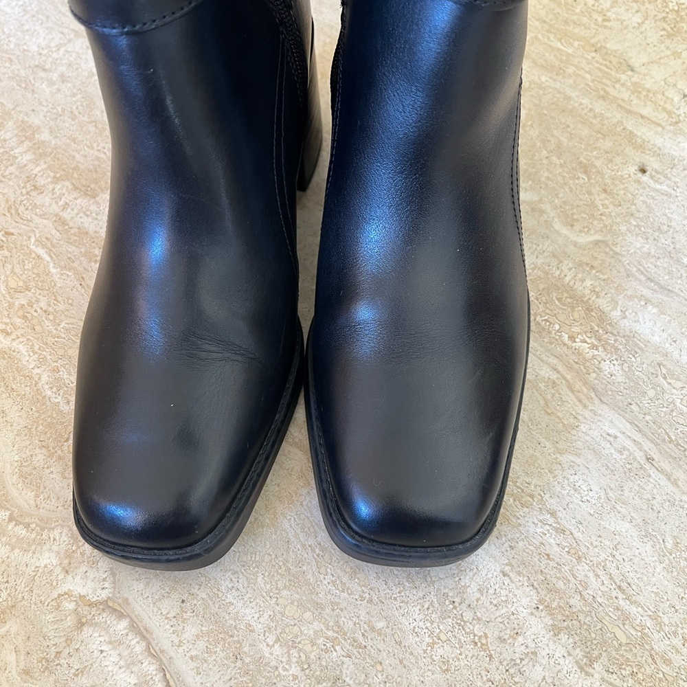 (Wide) Naturalizer Elliot Black Leather Boots